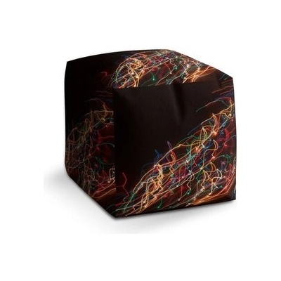 Sablio Taburet Cube Světelný efekt: 40x40x40 cm