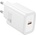 hoco. N62 Gentle еднопортово 30W USB-C зарядно устройство - бяло