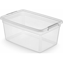 Lumarko Kontejner s policemi a klipy 58x39x25cm 40 l