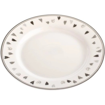 Dakls Porcelánový mělký talíř Srdce 11,5 cm