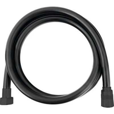 SOFTFLEX hladká sprchová plastová hadice, 150cm, černá mat