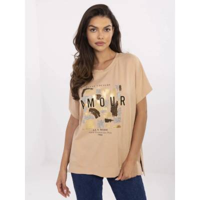 Blouse CLM-BZ-1701.81-camel krémová S Calimera