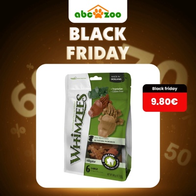 Whimzees Dental Aligator L 30 g 6 ks