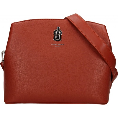 David Jones dámská crossbody kabelka Karmen červeno-hnědá
