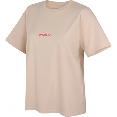 Husky Dámske bavlnené tričko Tee Stamp beige