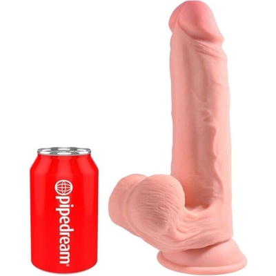 Pipedream King Cock Plus 8" Triple Density Cock with Swinging Balls Skin