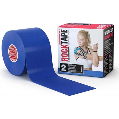 RockTape kineziologický tejp tmavo modrá 5 cm x 5 m