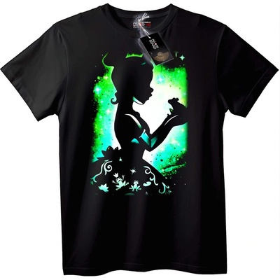 NOONEBRAND Тениска Принцесата и Жабокът - 7XL, Black