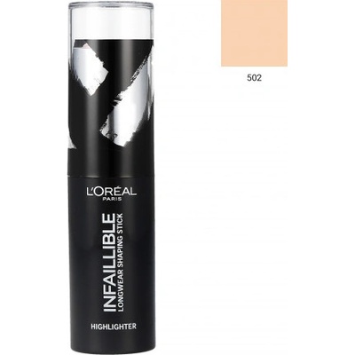 L'Oréal Paris Make Up Infallible Rozjasňovač 502 Gold Is Cold 9 ml