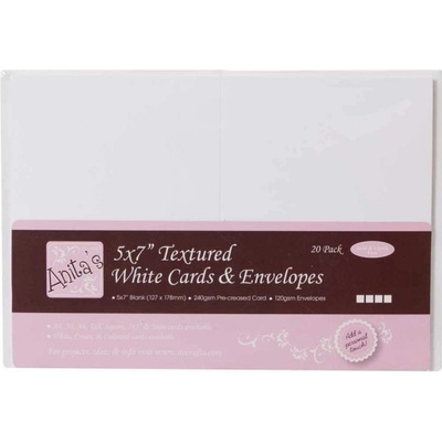 WEST DESIGN West Design 12,7 × 17,8 cm přání a obálky 20 ks (240 g/m2) bílé