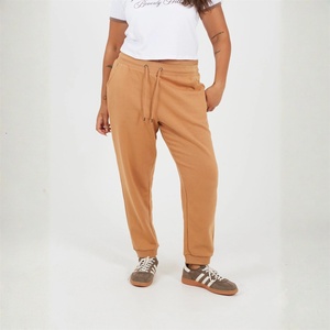 Brave Soul Дамски анцуг Brave Soul Womens Plus Size Solid Colour Jogging Bottoms - Camel
