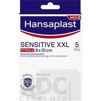 Hansaplast Sensitive XXL elast.náplast 8 x 10 cm 5 ks