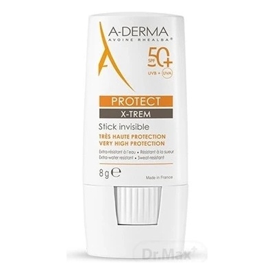 A-Derma Protect X-Trem tyčinka na citlivé miesta SPF50+ 8 g