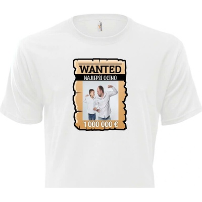 FOTOpošta tričko s fotkou rámik Wanted Ocino