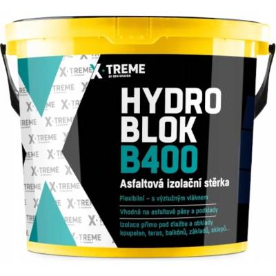 HYDRO BLOK B400 - Asfaltová izolačná stierka 5 kg vedierko sýto hnedá až čierna