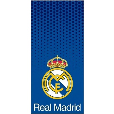 Real Madrid FC osuška Real Madrid tmavomodrá 75 x 150 cm
