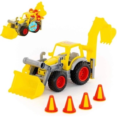 WADER 0377 Traktor nakladač ConsTruck 38x15x15cm