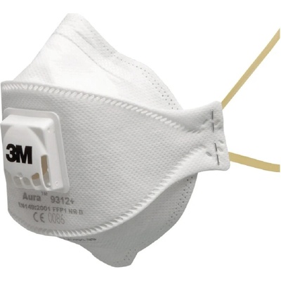 3M 9312+ s ventilom respirátor Aura, FFP1