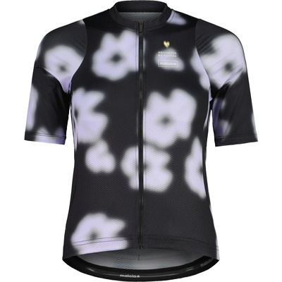 Maloja Дамска фланелка с къс ръкав за колоездене Maloja Women's StrandaM. Cycling jersey - Deep Black Shadow - размер XS (156-3051-0111)