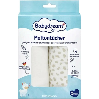 Babydream bavlněné pleny 3 ks