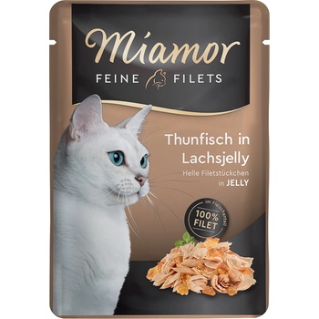 Miamor Feine Filets v želé tuniak v lososovom želé 24 x 100 g