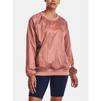 Under Armour UA Recover Woven Shine Crew-PNK růžová