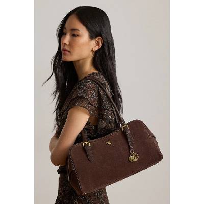 Ralph Lauren чанта тип багета дамска от велур (431P15643)