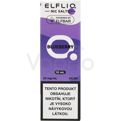 ELFLIQ Nic SALT - Čučoriedka 10 ml 10 mg
