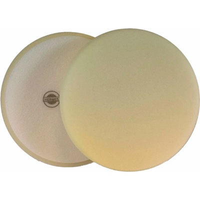 HERMES 6128479 Leštící houbička 150 x 25 mm, s velur, Brilliance hladká, rovný tvar, zaoblená hrana, bílá, tvrdá