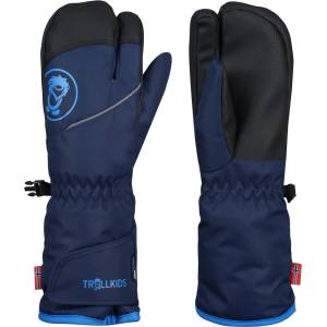 Trollkids Детски ръкавици Trollkids Kid's Troll 3 Finger Glove - Navy / Medium Blue - размер 4 (202-5719-0311)