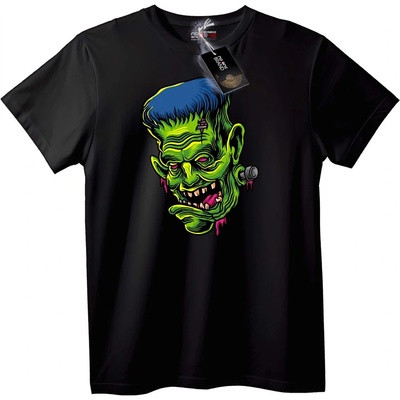NOONEBRAND Тениска Чудовище Франкенщайн - XS, Black