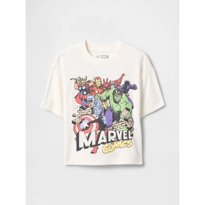 Baby oversize tričko Gap & Marvel bílá – Zboží Dáma
