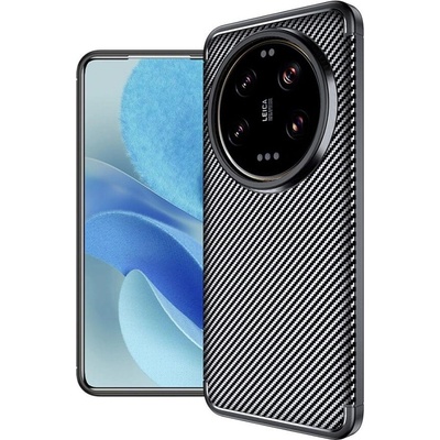 GKK Силиконов Калъф за Xiaomi 15 Ultra, New Carbon Case, Черен (5966011395811)