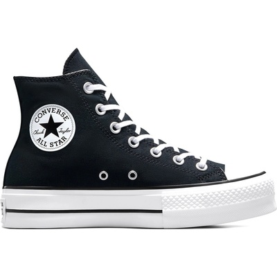 Converse Високи кецове Converse All Star Platform High Top Trainers - Black/White 001