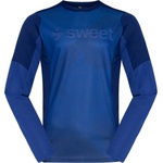 Sweet Protection Мъжка фланелка с дълъг ръкав за колоездене Sweet Protection Hunter II Trail Long Sleeve Cycling jersey - Blue Depths - размер XL (056-4025-0214)