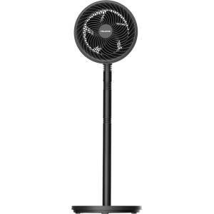 Pelonis 4-way height-adjustable column fan, ultra quiet oscillating fan with 90° swivel range and 3 speeds for bedroom, office, home, black - PE-FG18-22LAPH-DE (PE-FG18-22LAPH-DE)