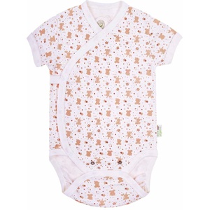 Bio Baby Боди с къс ръкав Bio Baby - Органичен памук, 74 cm, 6-9 месеца (97220101) - ozone