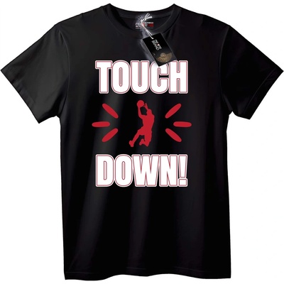 NOONEBRAND Тениска Touchdown - 2XL, Black