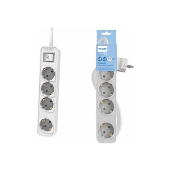 Philips power strip with 4 sockets switch