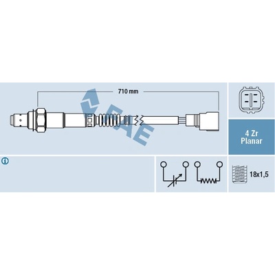 Lambda sonda FAE 77311