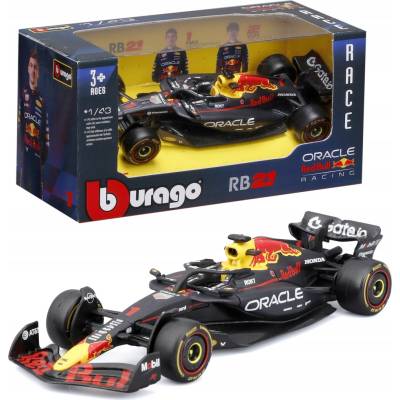 Bburago Model 1:43 BOLID F1 Red Bull Racing RB21 Verstappen Bahrajn GP 18-38233