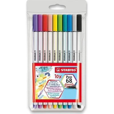 Stabilo Pen 68 Brush 10 barev