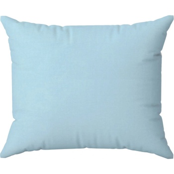 Eurofirany NOVA so saténovým leskom modrý modrá Bavlnený satén 70 x 90 cm