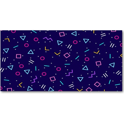 Fotoobraz na skle geometrické pozadie 100x50 cm