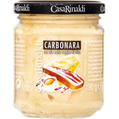 Casa Rinaldi Sugo alla carbonara 190 g