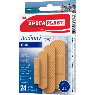 Spofaplast™ 603 Rodinný mix 24 ks