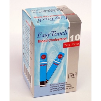 EasyTouch testovací proužky na cholesterol 10 ks