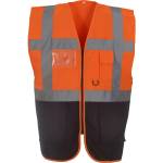 Yoko HI-VIS HVW801 / Многофункционална жилетка - HV оранжево/черно XXXL (79W801zw113)