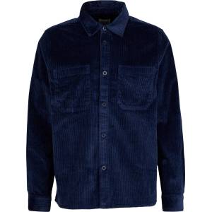 DEDICATED Мъжка риза с копчета Dedicated Shirt Kil Corduroy Shirt - Navy (033-2793-0312)
