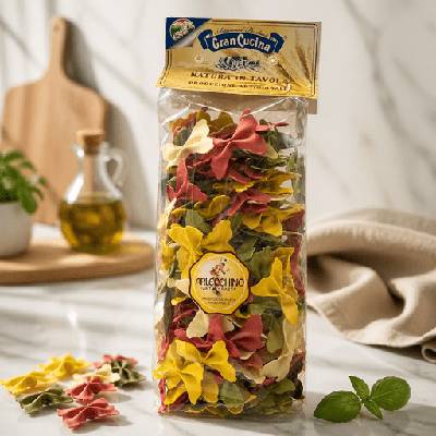 Gran Cucina Farfalloni Arlecchino, farebné cestoviny 500 g